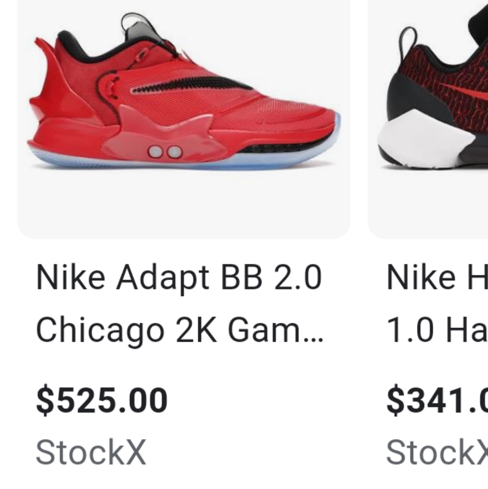 Self lacing Nike adapts (7) men's (8.5) womens